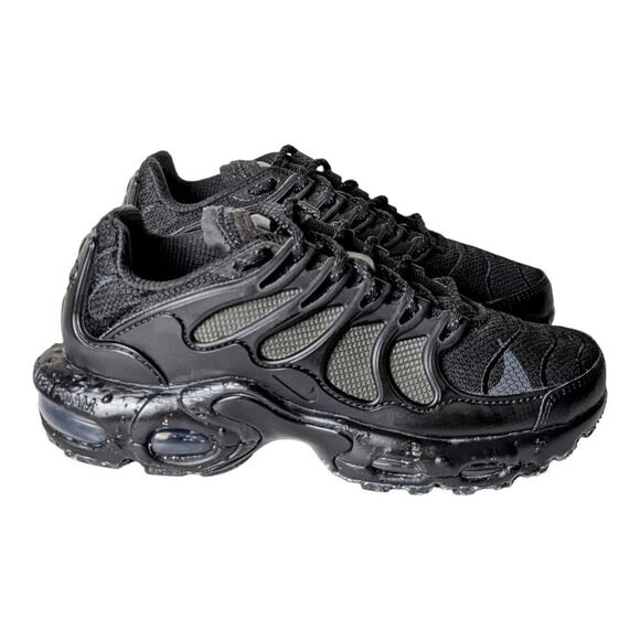 NIKE Air Max Terrascape Plus 'Triple Black' Sneakers Size 3.5 - Picture 3 of 7